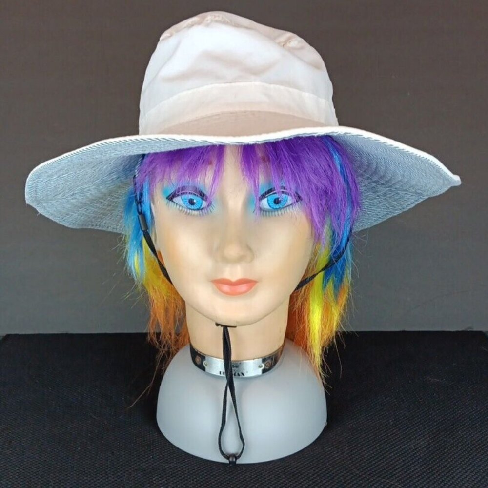 Talson Boonie Fishing Hiking or Sun Bucket White Hat Womans